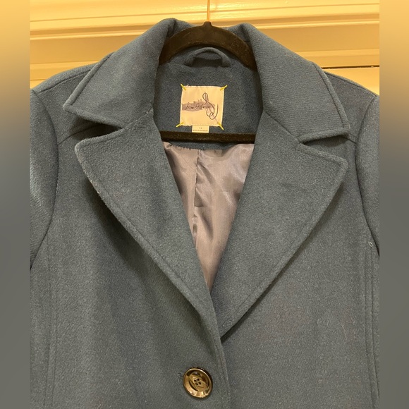 NWOT Sam Edelman Notch Collar Longline Wool Blend Coat - Picture 8 of 12